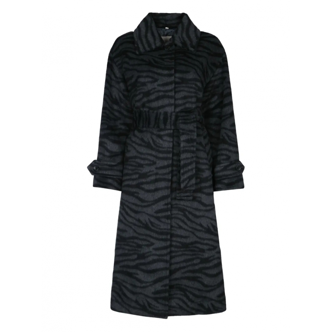 Manteau 'Zebra-Print Belted' pour Femmes