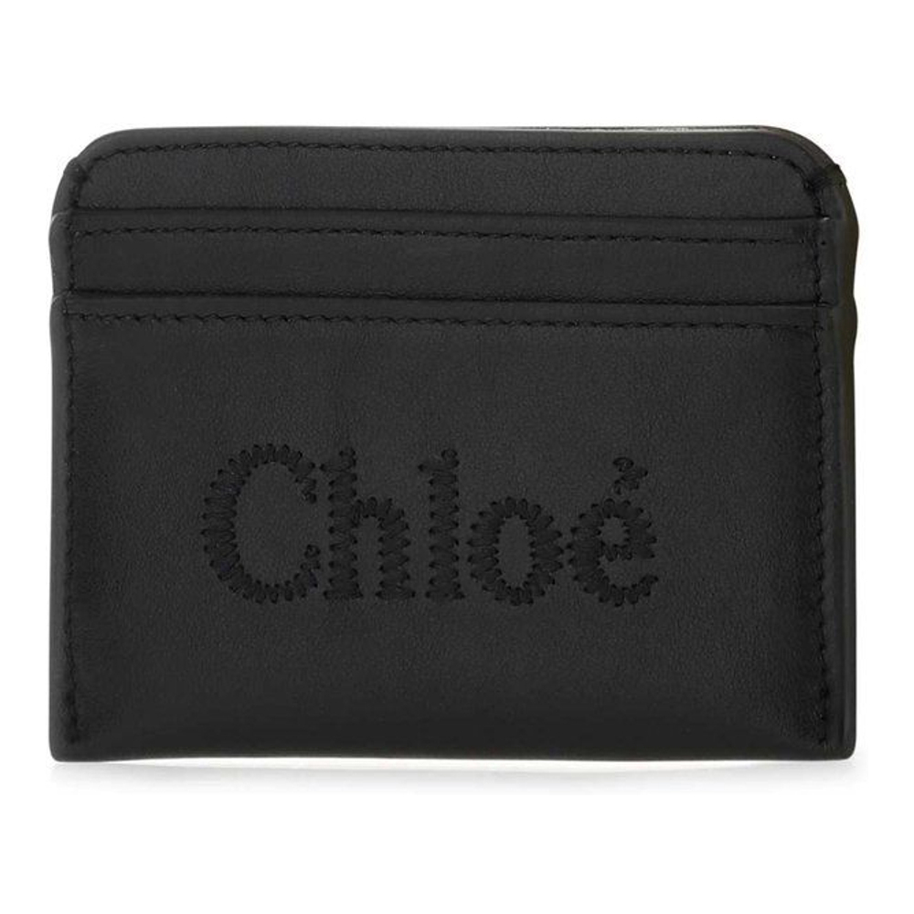 Women's 'Sense Logo Embroidered' Card Holder