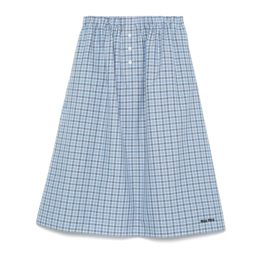 Women's 'Plaid-check' Midi Skirt