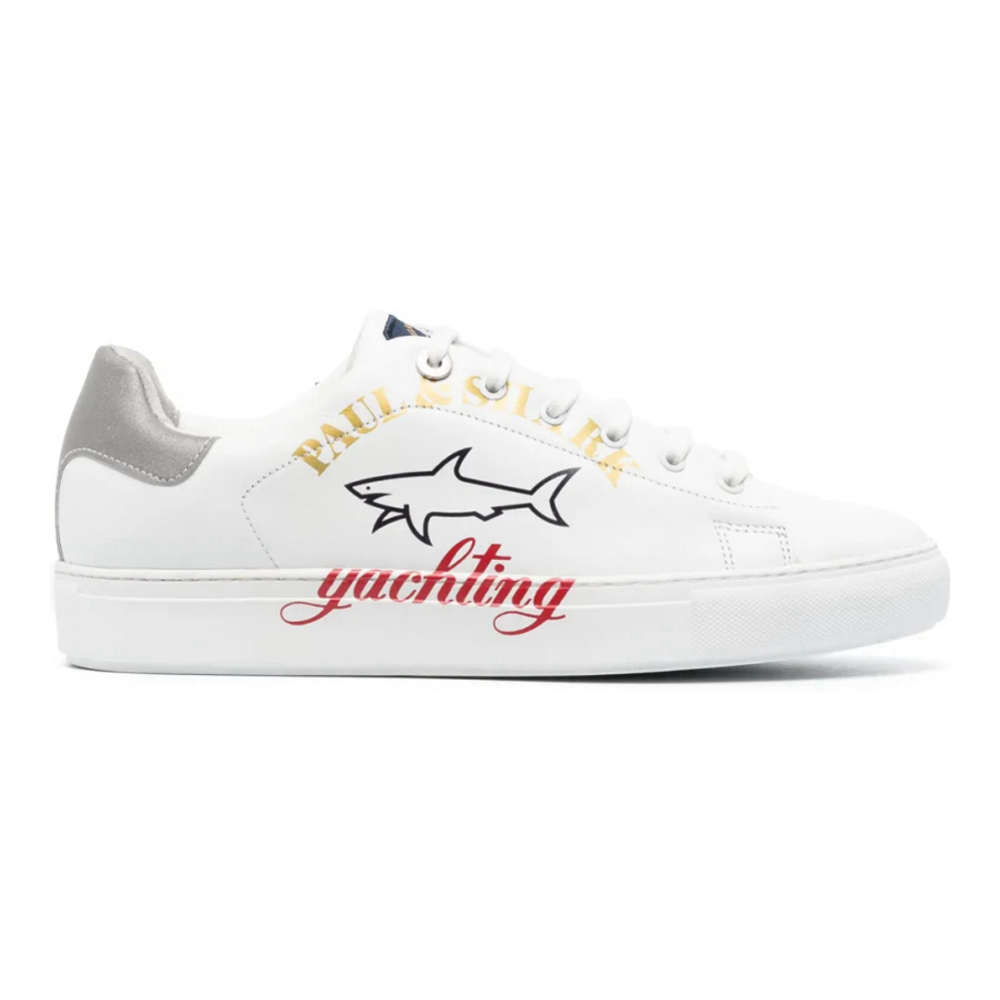 Sneakers 'Logo-Print Low-Top' pour Hommes