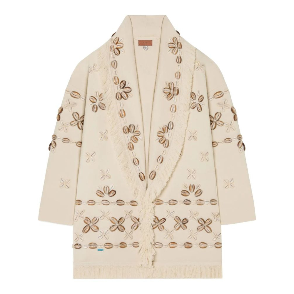 Manteau 'Ocean Dream Single-Breasted' pour Femmes