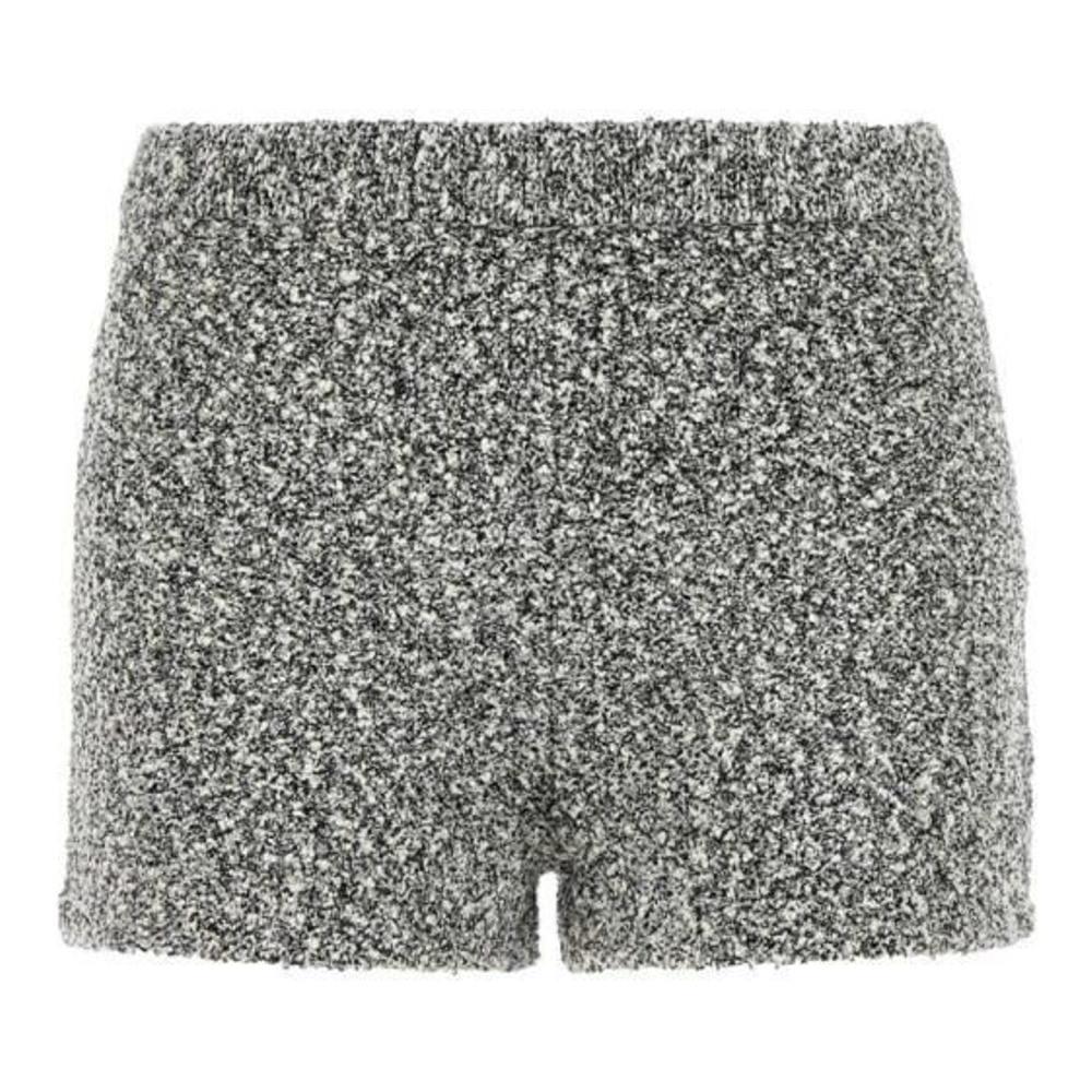 'Melierte Tweed' Shorts für Damen