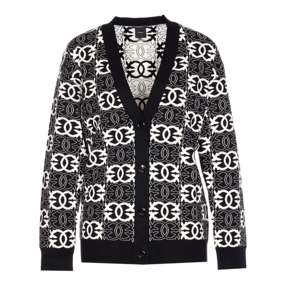 Women's 'Geometric-Pattern' Cardigan