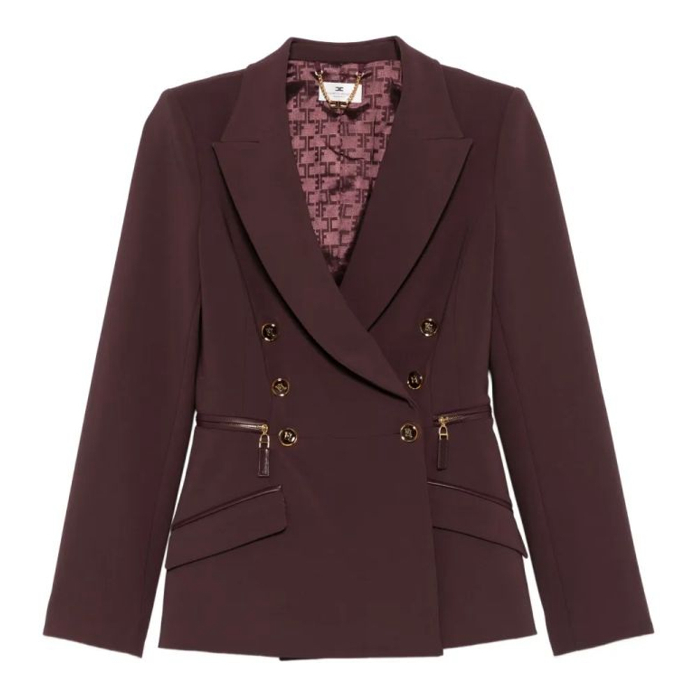 Veste 'Double-Breasted Zip-Detail' pour Femmes