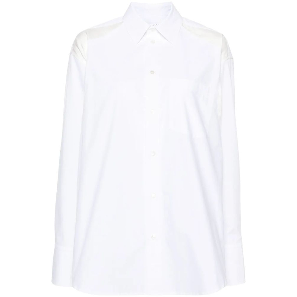 Chemise 'Panelled-Poplin' pour Femmes