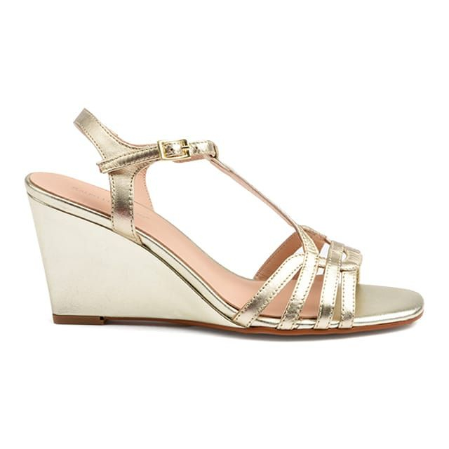 Sandales compensées 'Liz Metallic' pour Femmes