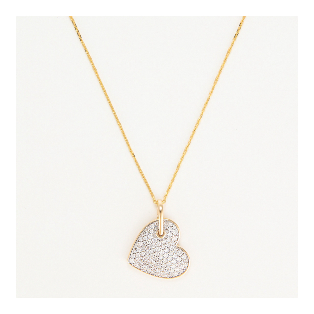 Pendentif sur chaine 'Mon Coeur' pour Femmes