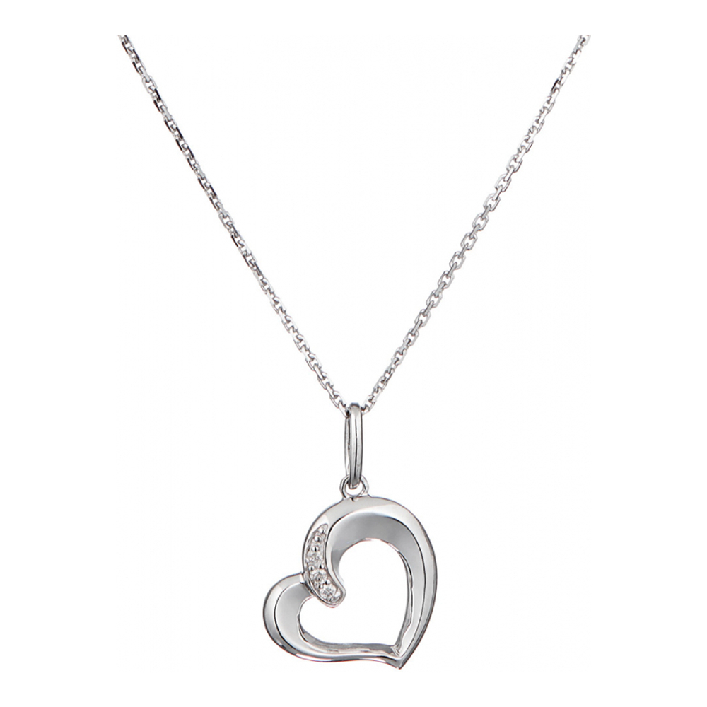 Women's 'De tout Cœur' Pendant with chain