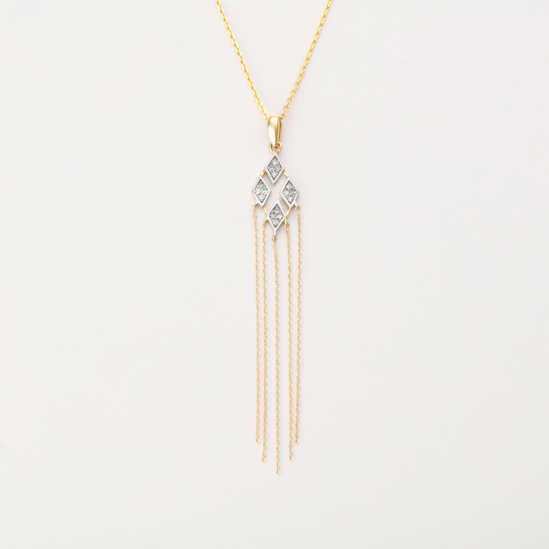 Pendentif sur chaine 'Ambre' pour Femmes