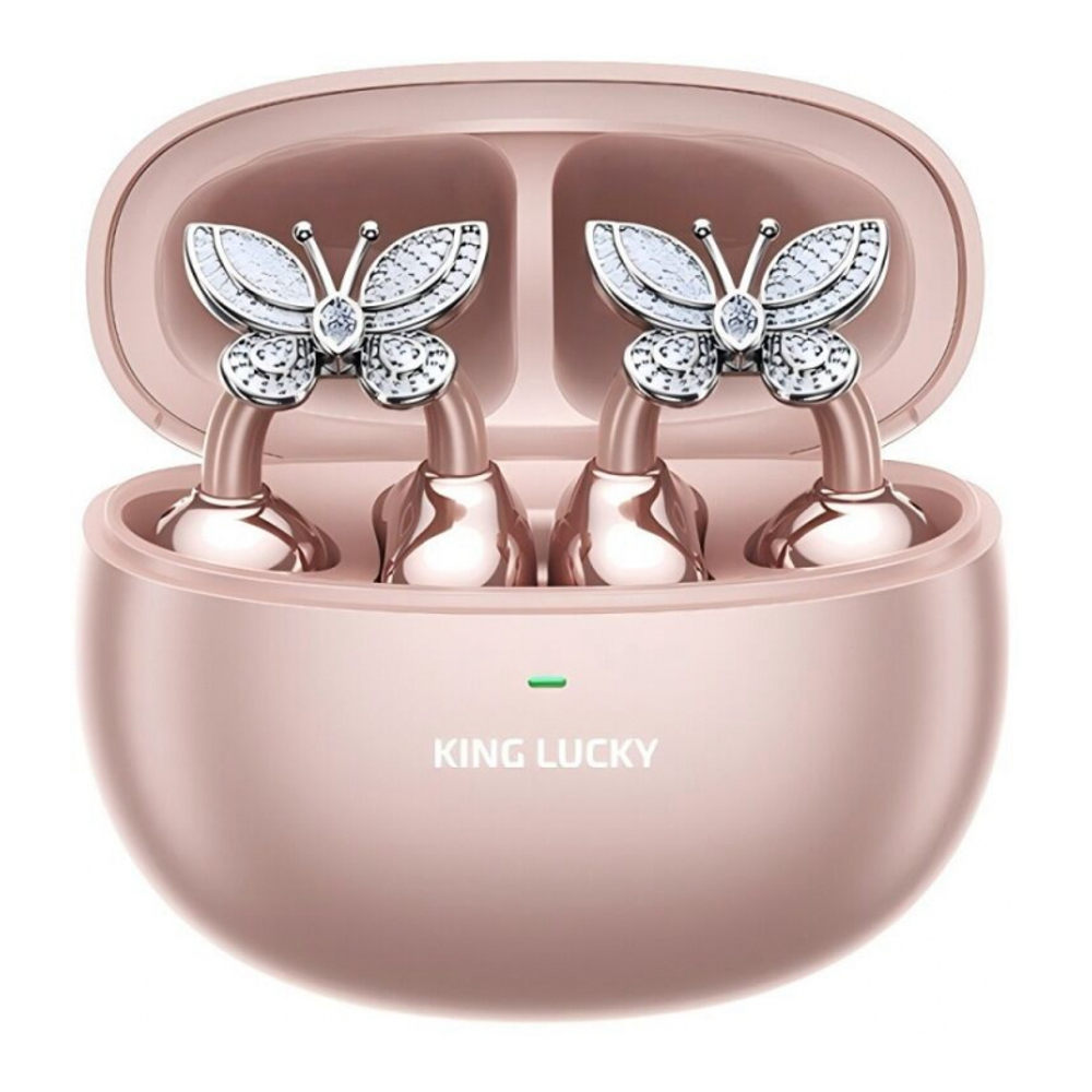 Kinglucky Kristall-Schmetterlings-Kopfhörer-Ohrringe