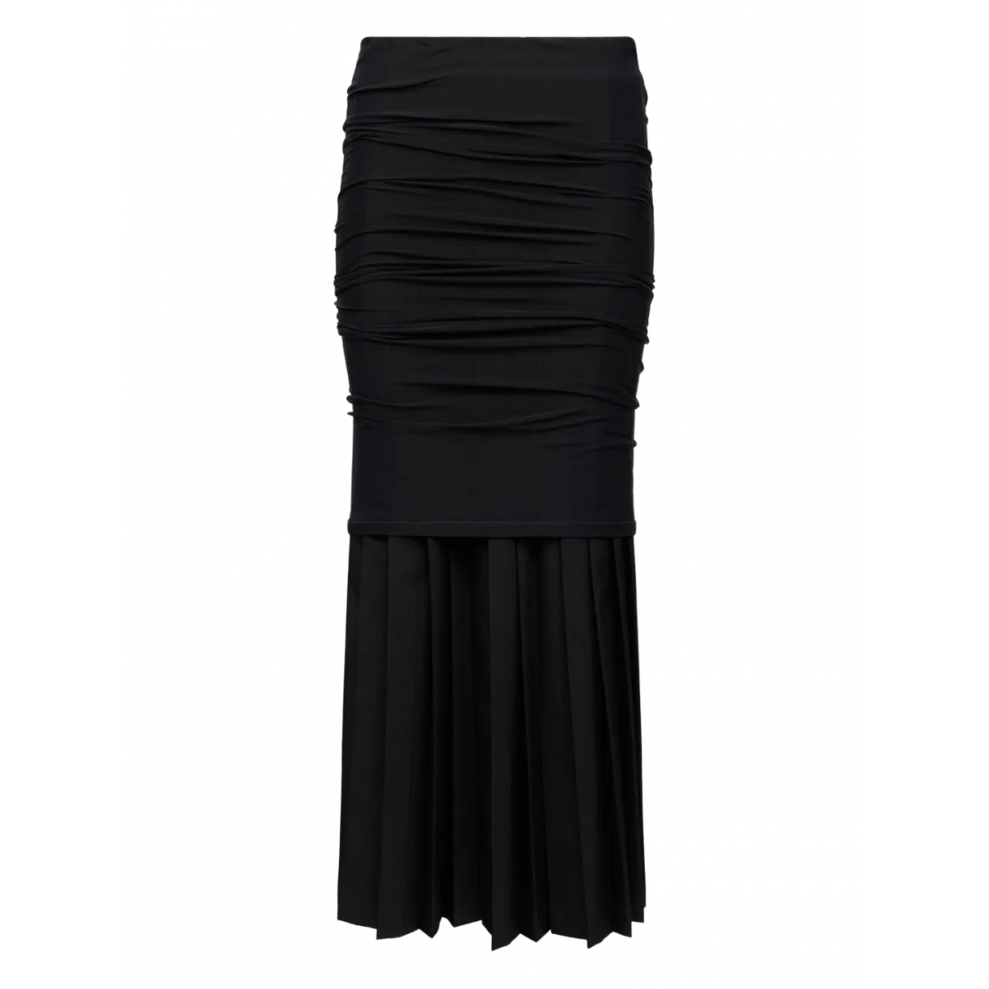 Jupe Midi 'Pleated Draped' pour Femmes