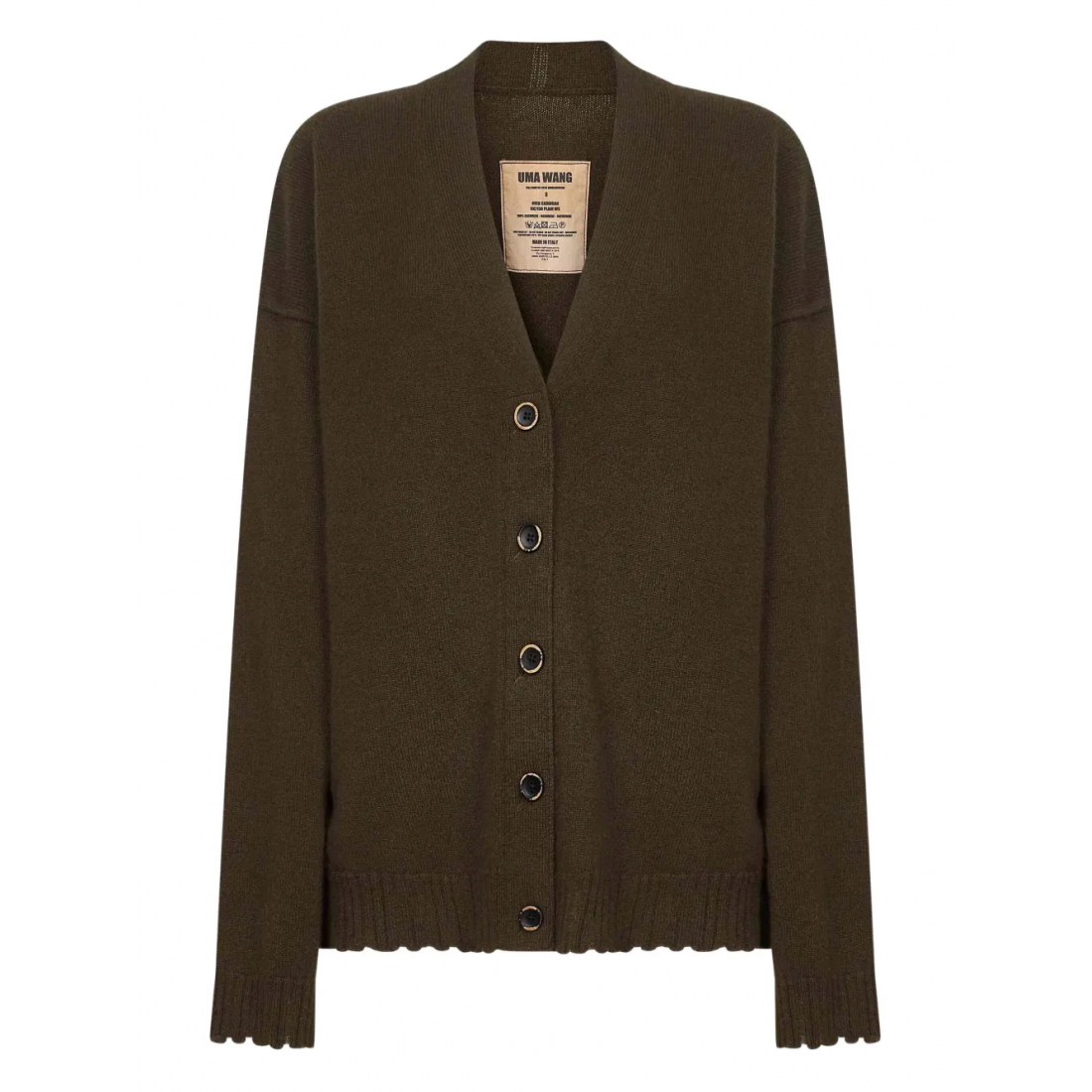 Women's 'Buttoned Ribbed' Cardigan