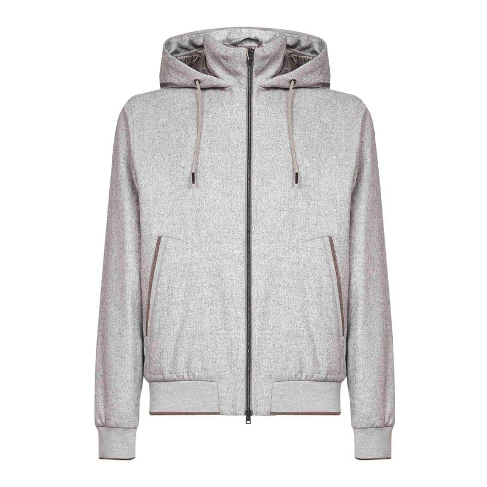 Veste de Survêtement 'Zip-Up Drawstring Hooded' pour Hommes