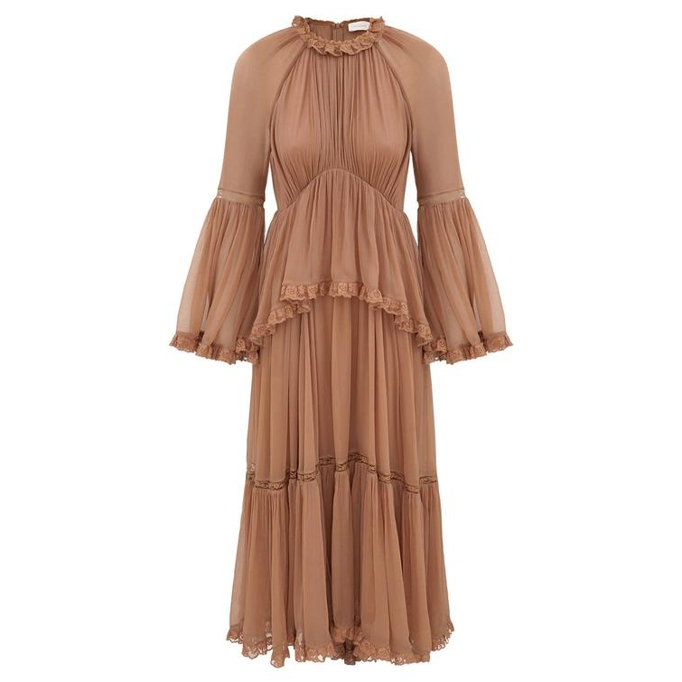 Robe Midi 'Hypnotic Asymmetric-Hem' pour Femmes