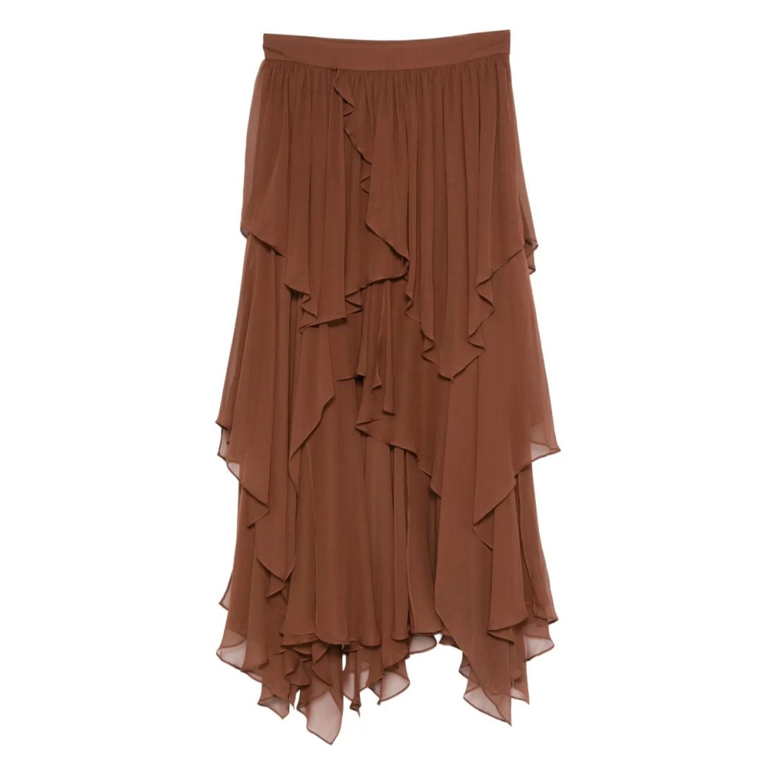 Women's 'Ruffle-Details' Midi Skirt
