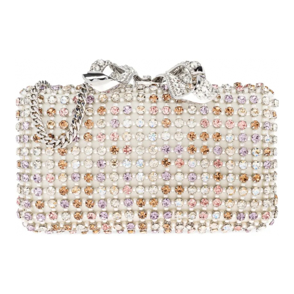 Pochette 'Crystal-Embellished Bow-Detail' pour Femmes