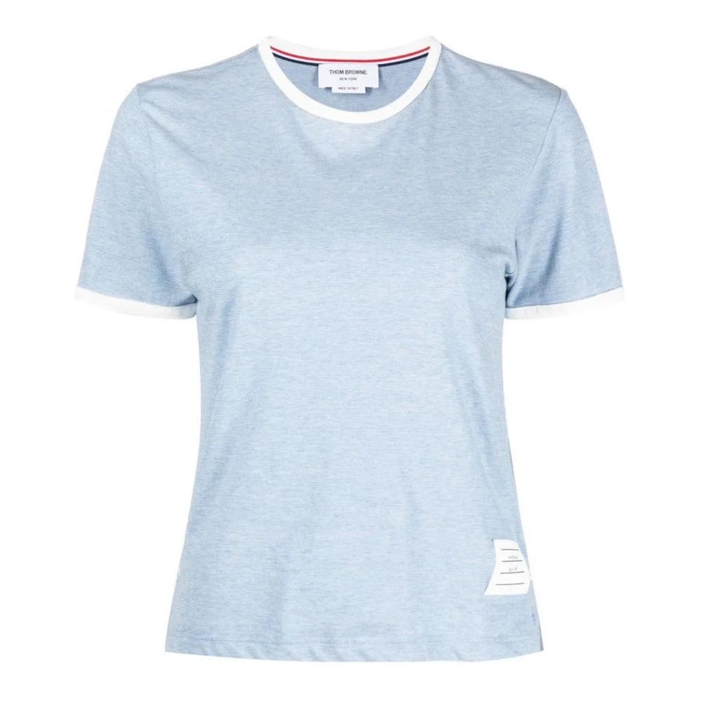 T-shirt 'Contrast-Trim' pour Femmes
