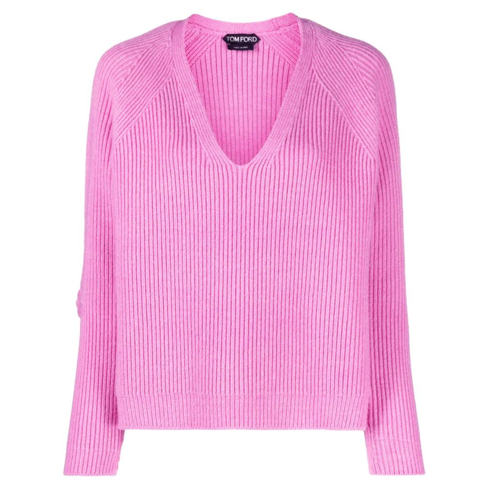 Women's 'Ribbed V-Neck' Sweater