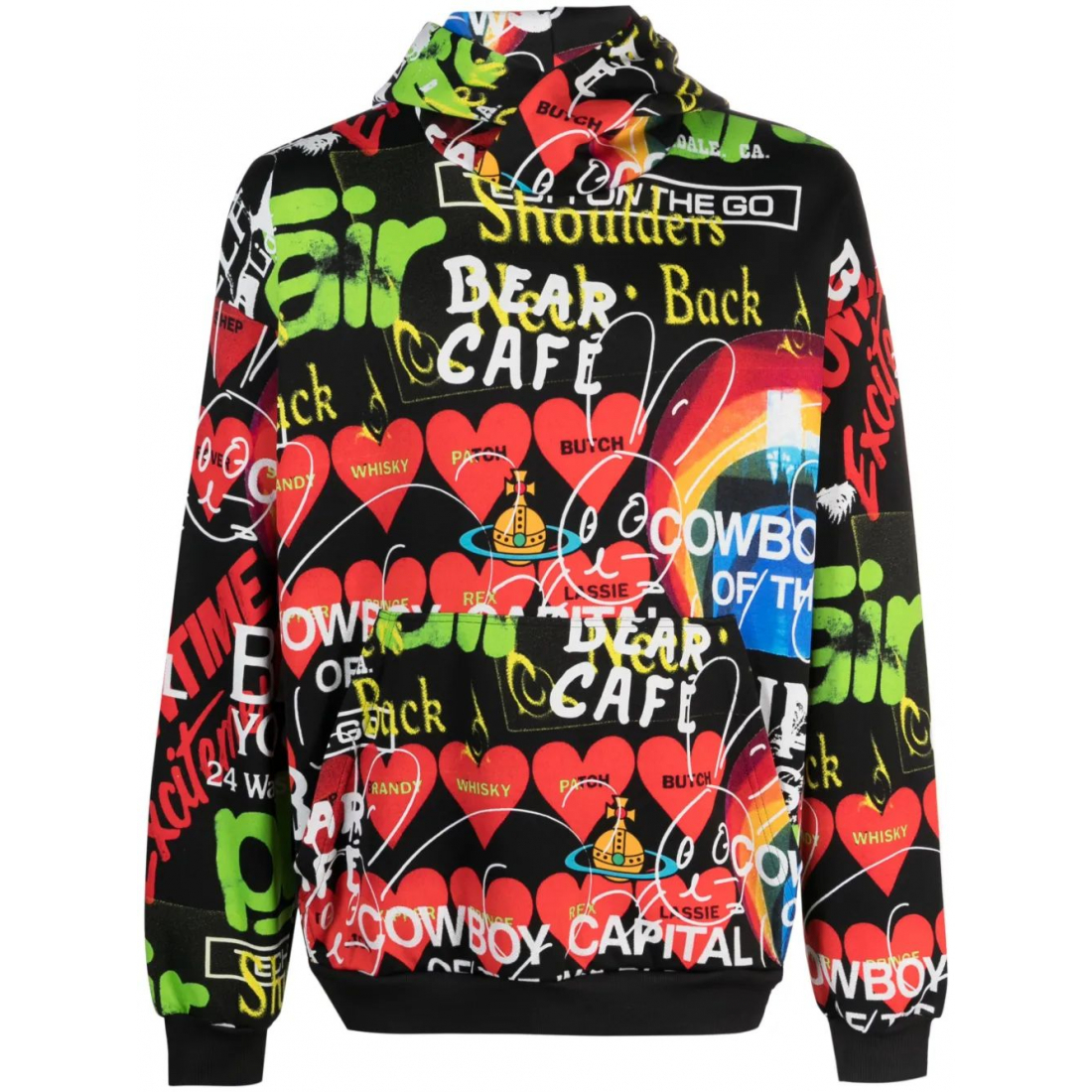 Sweatshirt à capuche  'Graphic-Print'