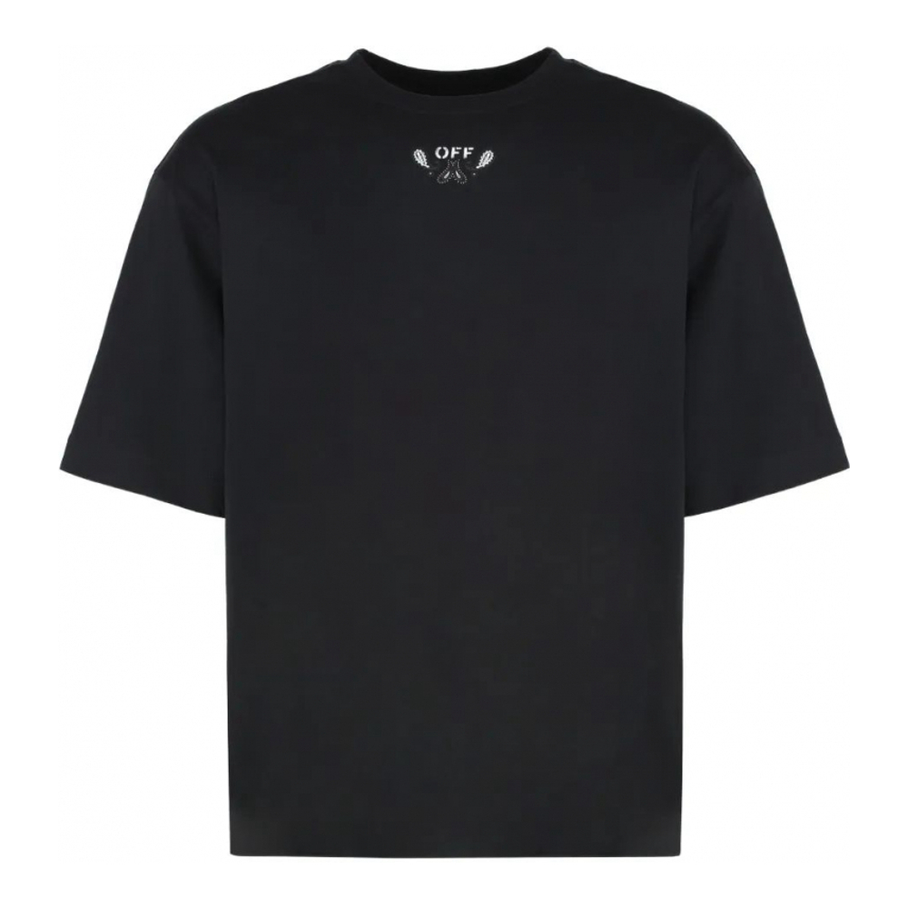 T-shirt 'Paisley-Print Crew-Neck' pour Hommes