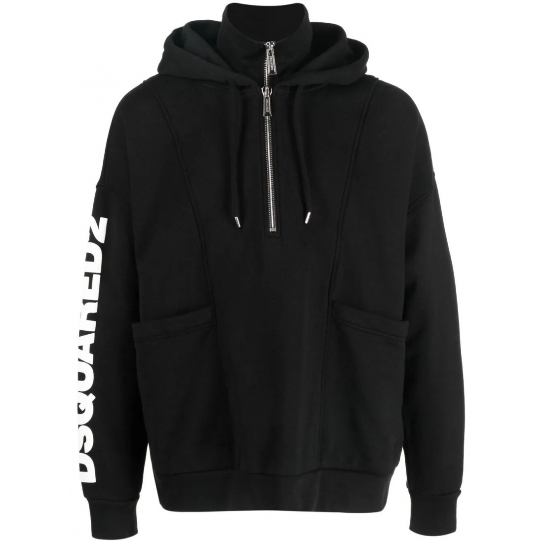 Sweatshirt à capuche  'Logo-Print Zip-Up' pour Hommes