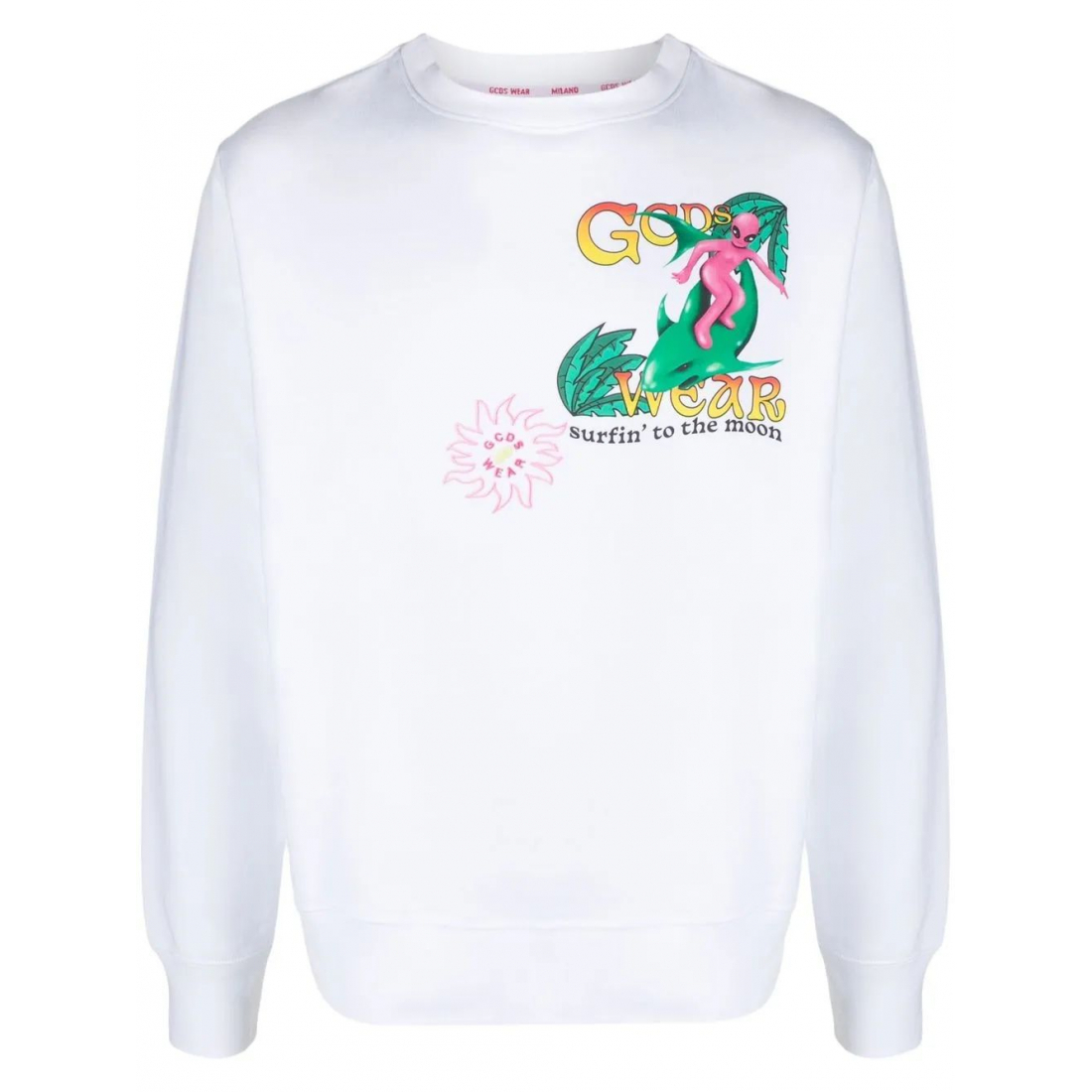 Men's 'Graphic-Print Crew-Neck' Sweatshirt