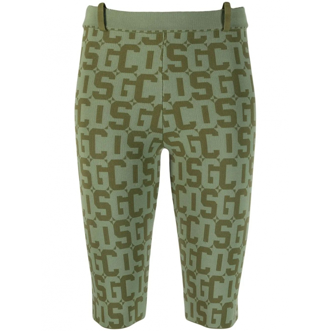 Women's 'Two-Tone Monogram-Jacquard Cropped' Leggings