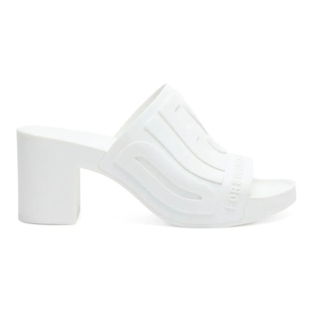 Women's 'Sa-Pamela H Logo-Embossed' Slides