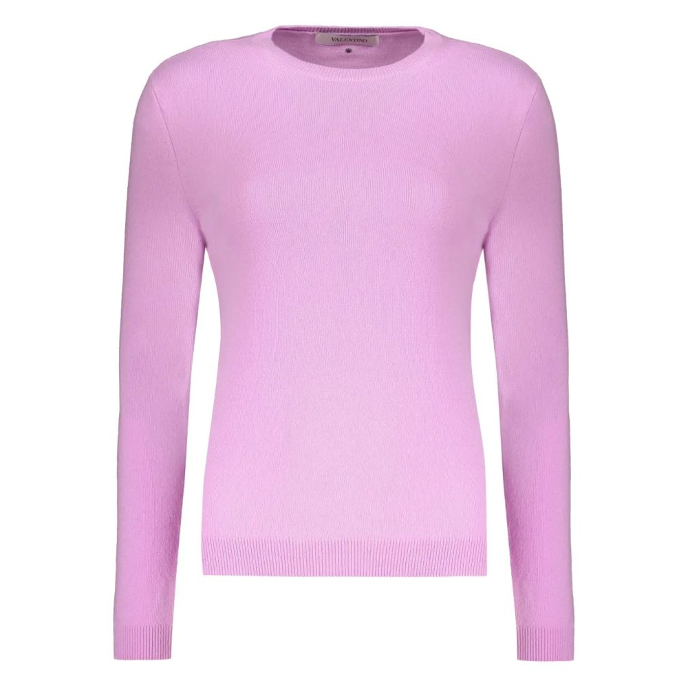 Women's 'Ribbed Crew-Neck' Cashmere Sweater