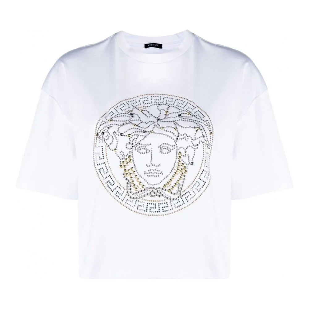 T-shirt 'Medusa-Print' pour Femmes