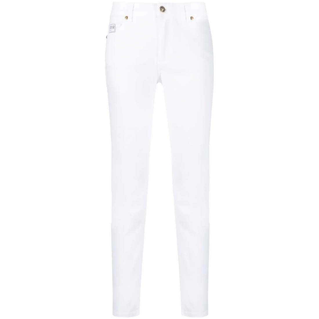 Jeans 'Logo-Patch Skinny' pour Femmes