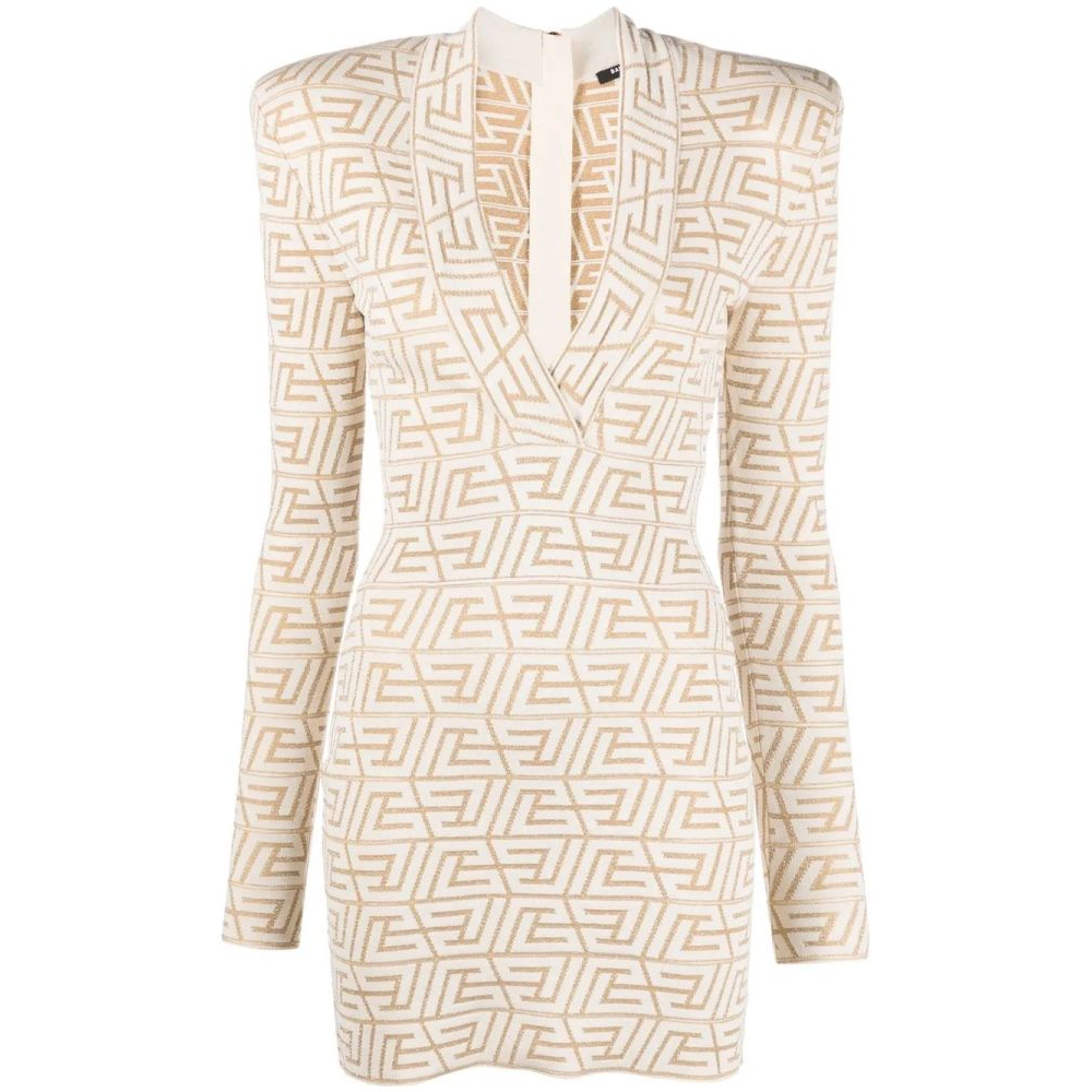 Women's 'Monogram-Jacquard' Mini Dress