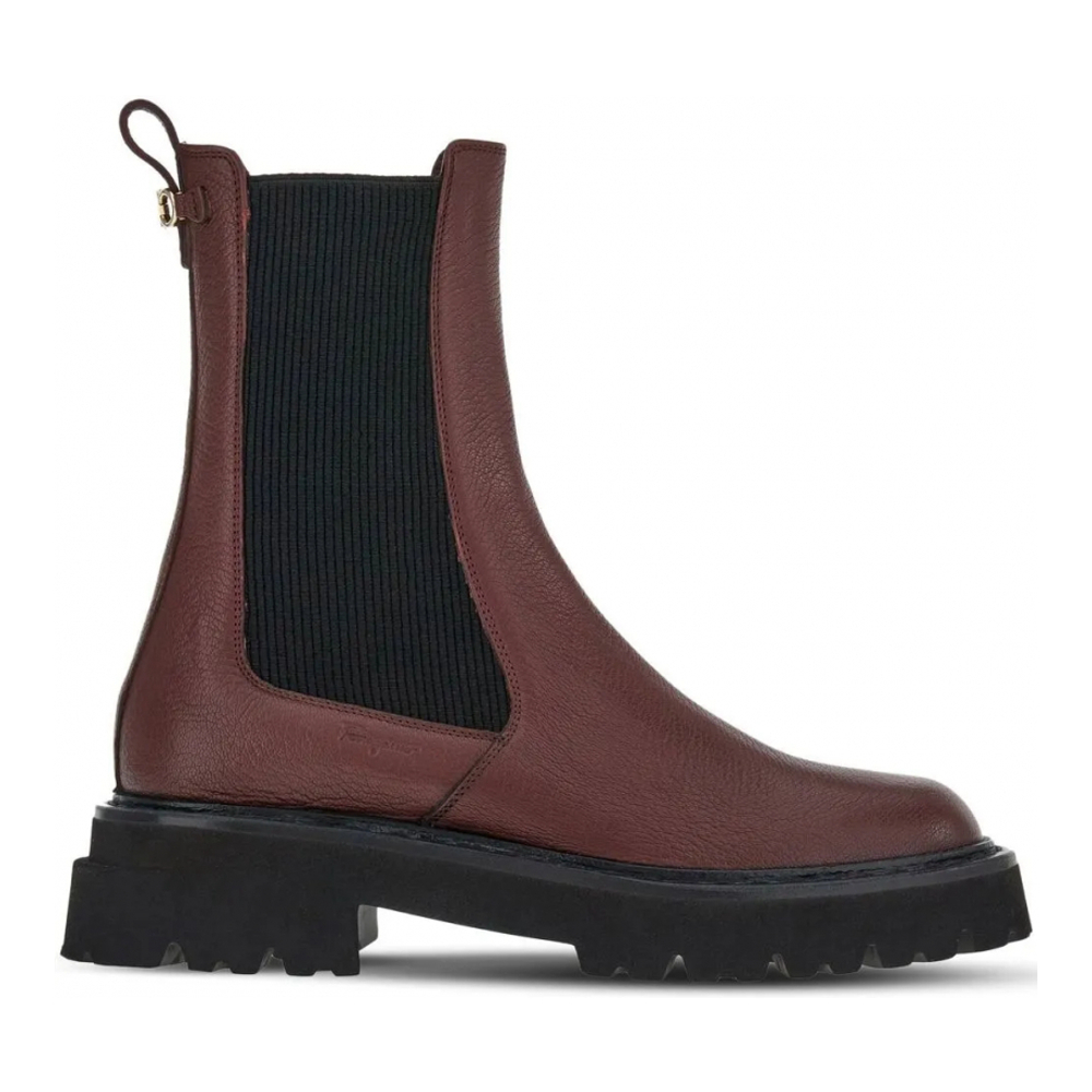 Bottines Chelsea 'Double Gancini' pour Femmes