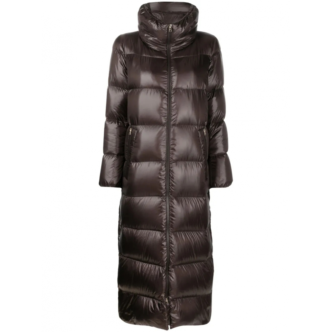 Manteau 'Funnel-Neck Quilted Down' pour Femmes