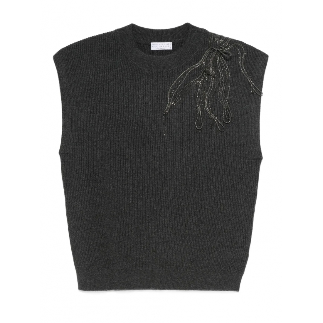 Gilet 'Embellished Knitted' pour Femmes