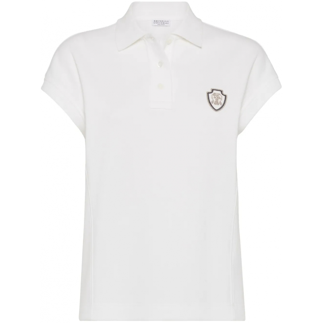 Polo 'Logo-Patch' pour Femmes