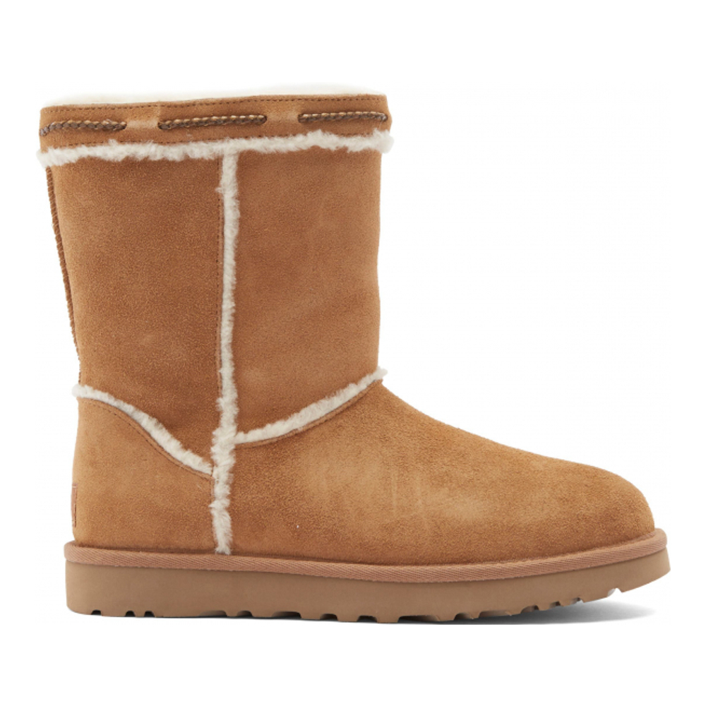 Bottines 'Classic Short Shearling Braid Trim' pour Femmes