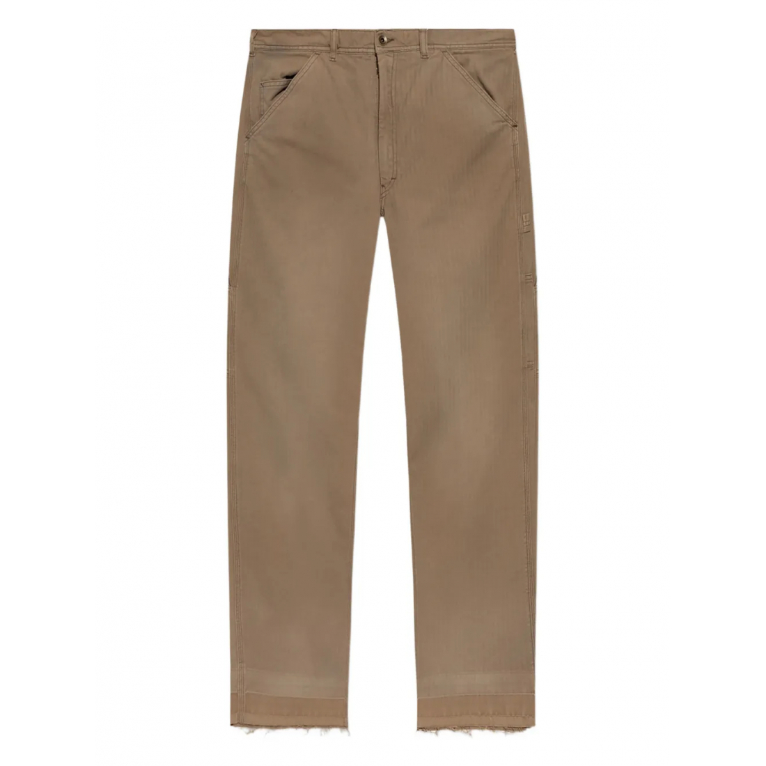 Pantalon 'Herringbone Frayed' pour Hommes