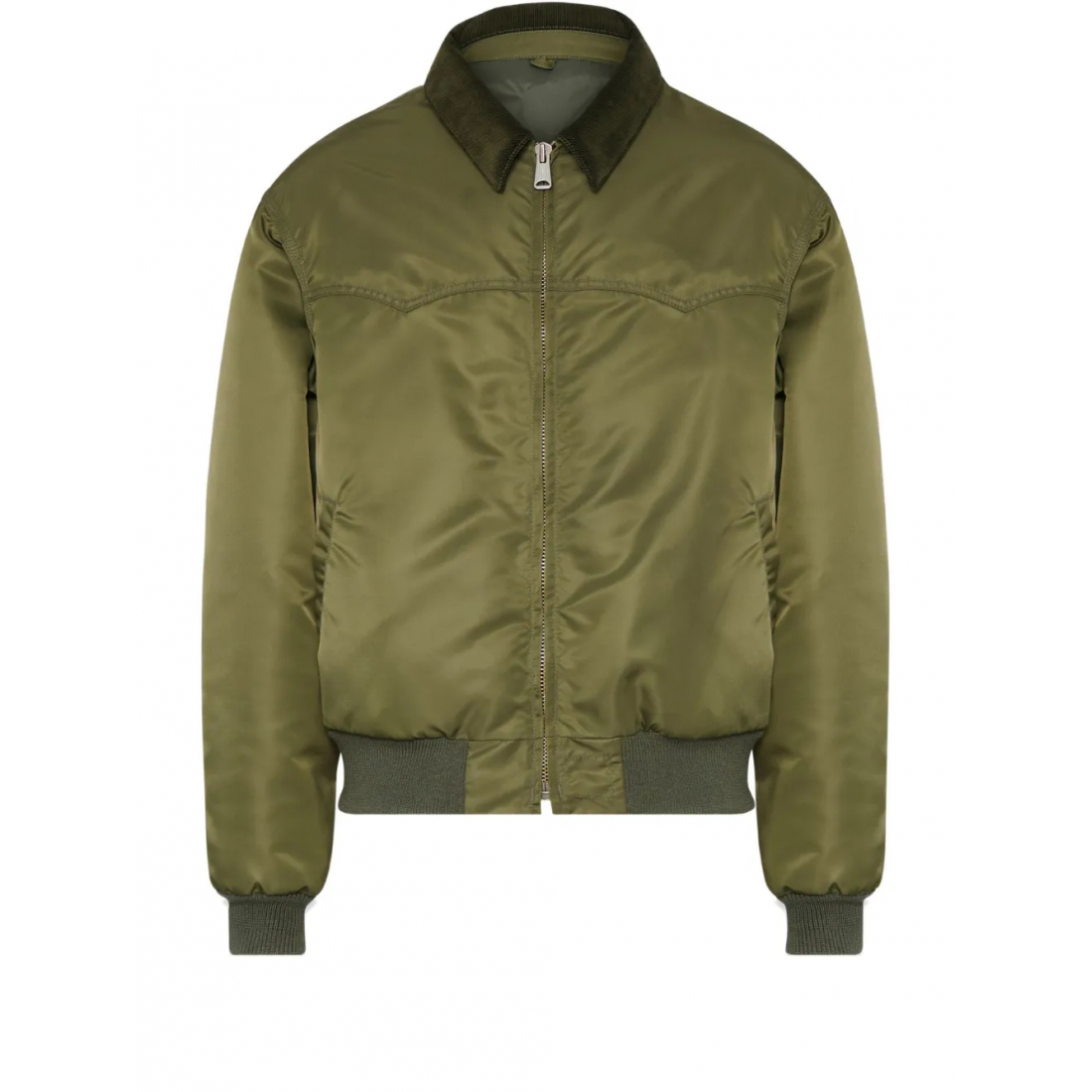 Men's 'Corduroy-Collar' Bomber Jacket