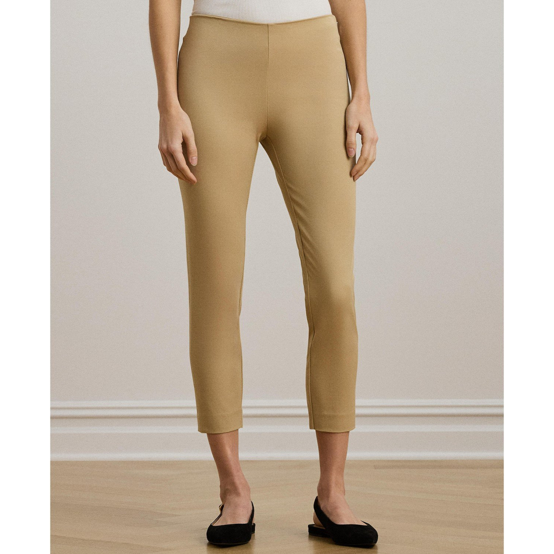 'Twill Cropped Skinny Pant' pour Femmes