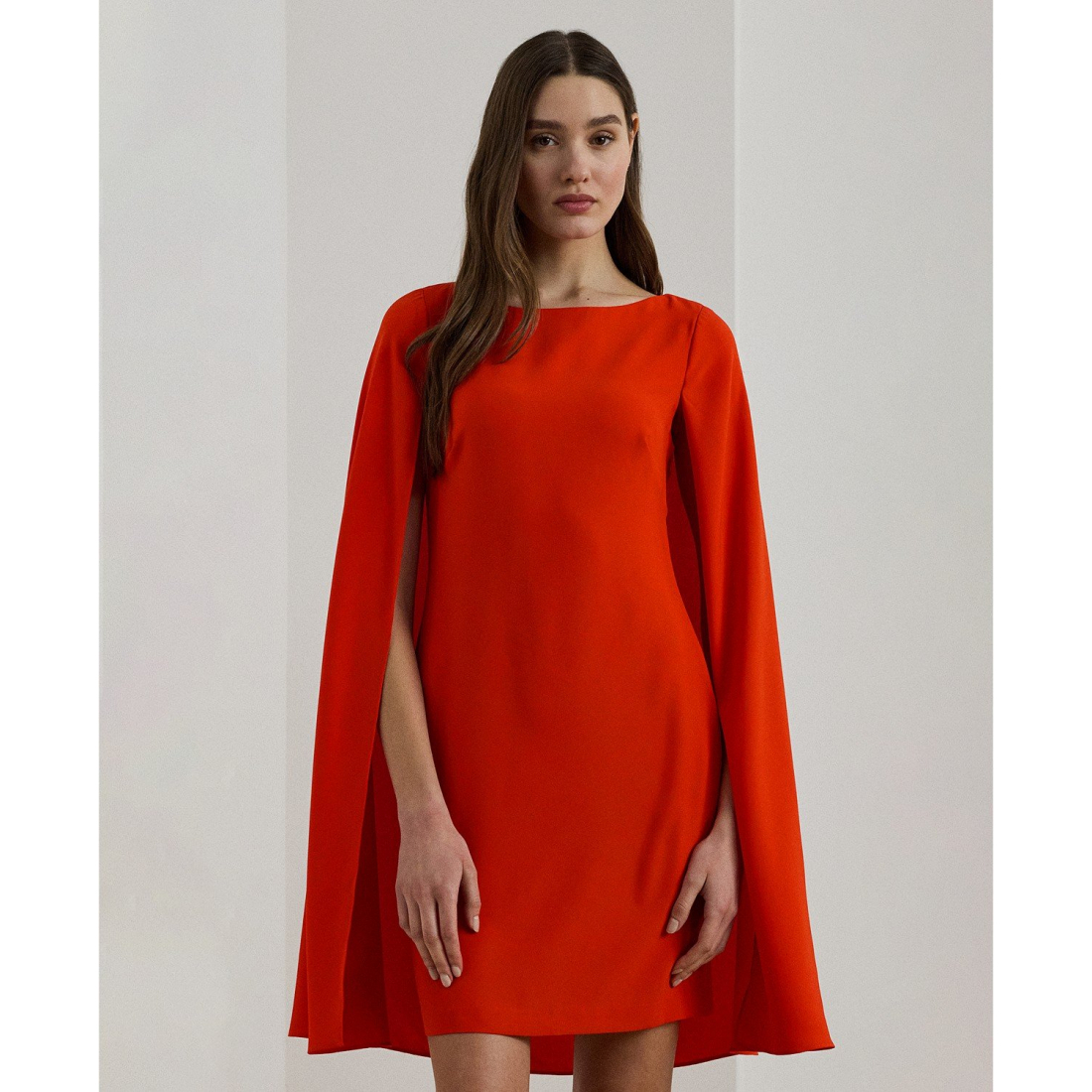 'Georgette Cape Dress' pour Femmes