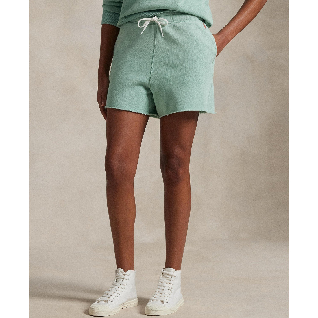 'Lightweight Fleece Drawstring Shorts' für Damen