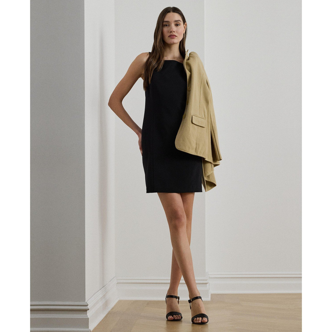 'Stretch Crepe Sleeveless Dress' pour Femmes