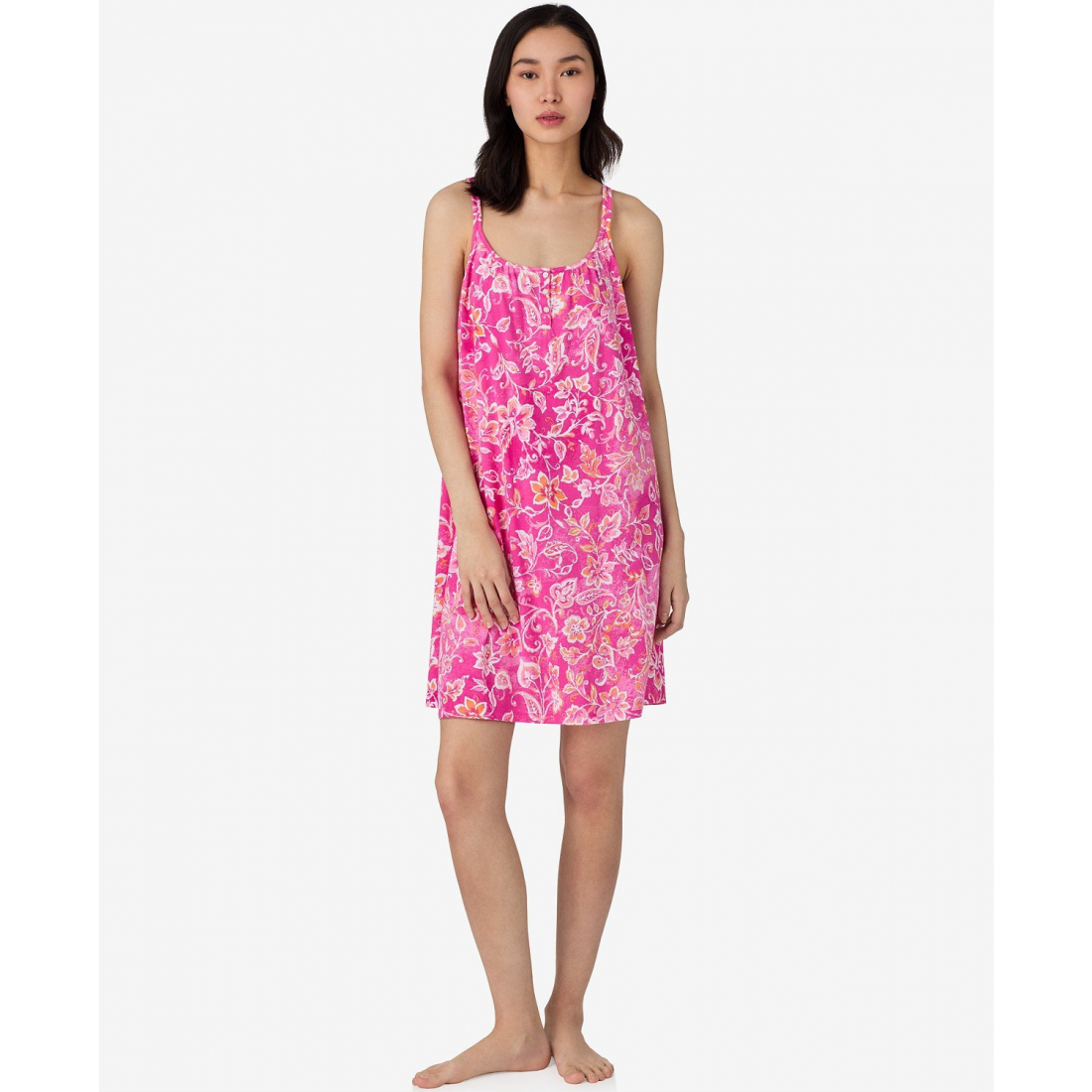 'Double Strap Short Nightgown' pour Femmes