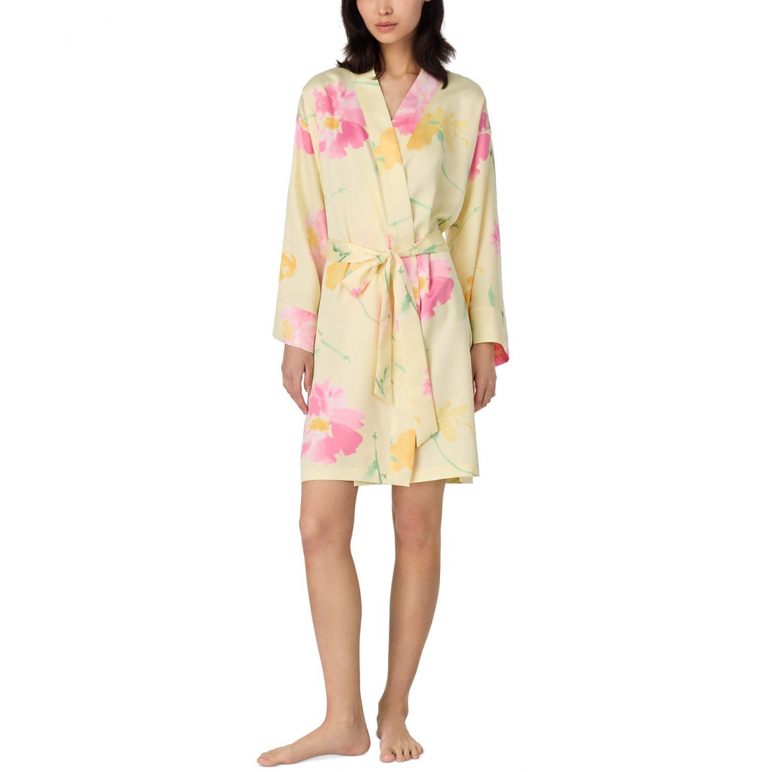 'Short Kimono Wrap Robe' pour Femmes