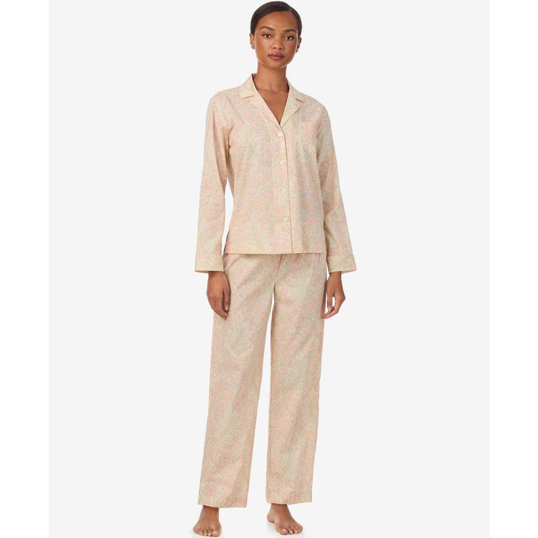 'Long Sleeve Pajama Set' pour Femmes