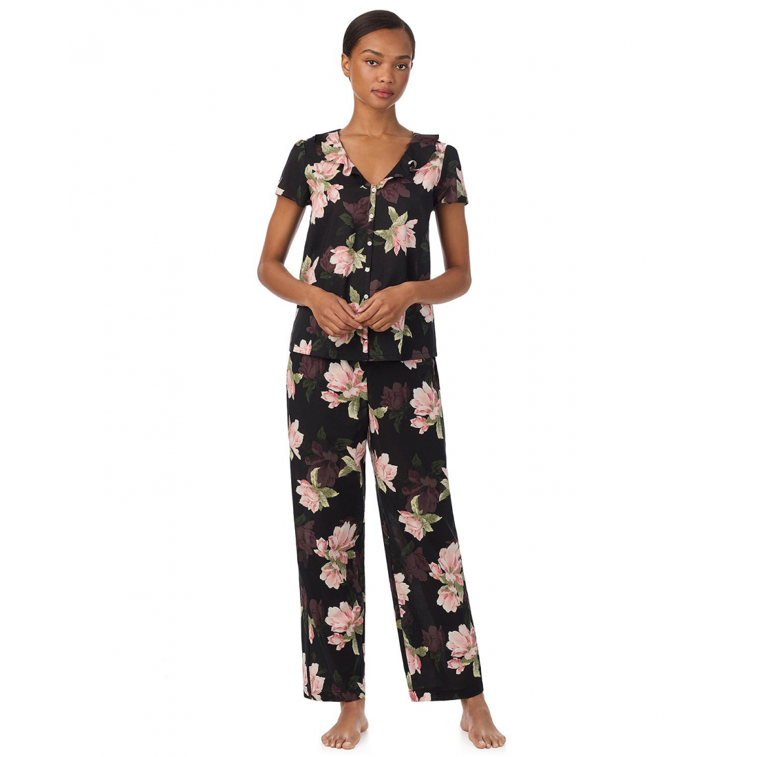 'Flutter Sleeve Pajama Set' pour Femmes