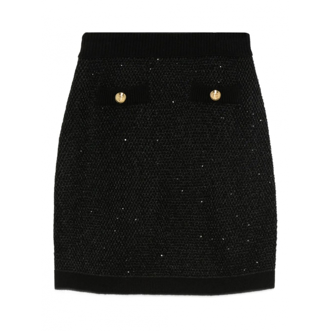 Mini Jupe 'Button-Embellishment' pour Femmes