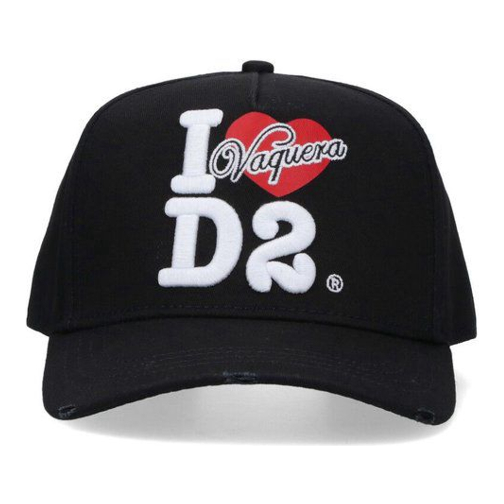 Casquette 'Distressed Logo Embroidered' pour Femmes