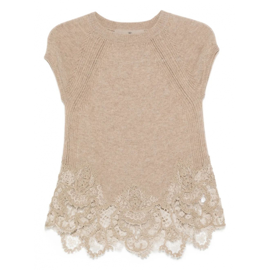T-shirt 'Lace-Trimmed' pour Femmes